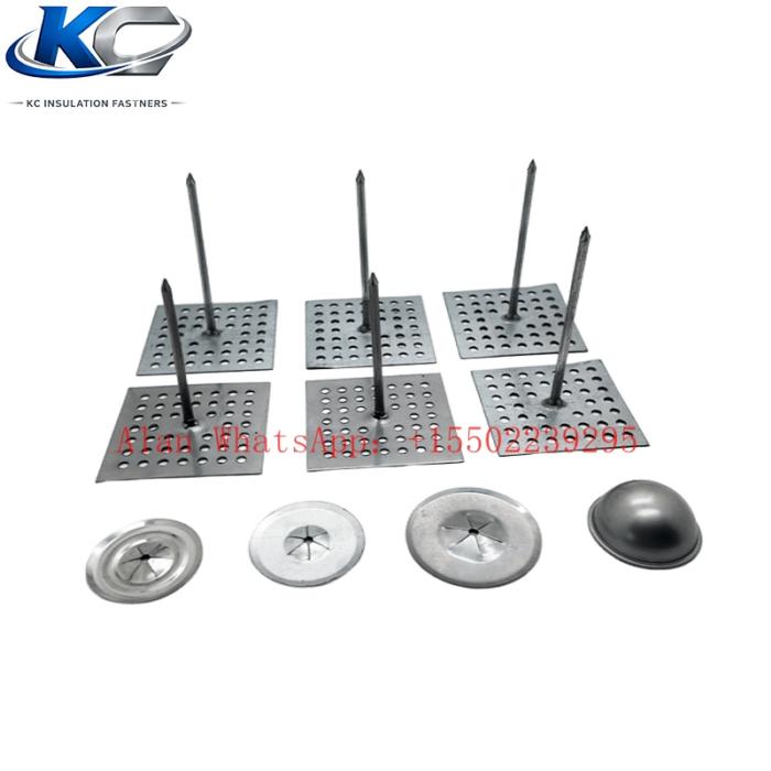 50*50mm base perforated insulation hangers for HVAC duct and ventilation insulation systems