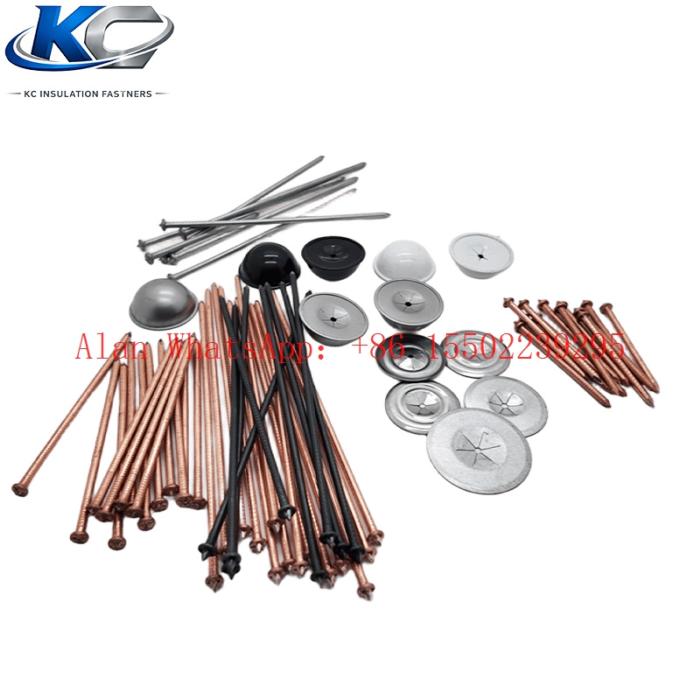 50mmm Galvanized Steel Weld In Quick Pins for Marine and Industrial Insulation