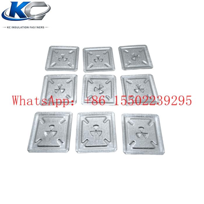 60x60mm Square Self Locking Insulation Washer – High-Load Fastening Solution