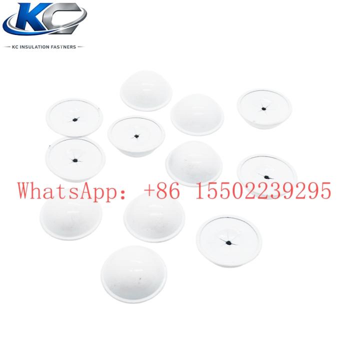 White Insulated Dome Cap – Hygienic Finish & Seamless Professional Fastening