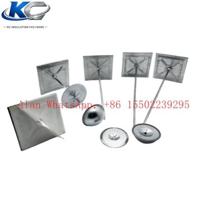 50*50mm base 12Ga adhesive insulation spikes