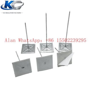 Customizable length self adhesive insulation hangers for fiberglass duct wrap systems