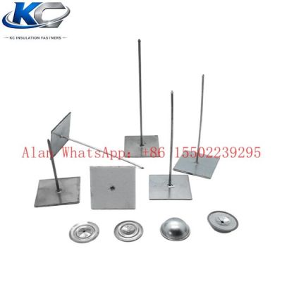 150mm Industrial grade self stick insulation hangers for sheet metal insulation fixing