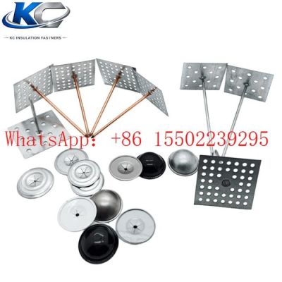 مسامير عزل قاعدة مخرمة (Perforated Base Pins) - التثبيت الميكانيكي الأقوى