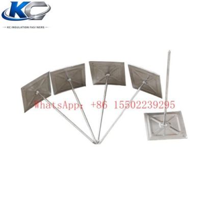 Customizable length Industrial grade self stick insulation hangers for sheet metal insulation fixing HVAC